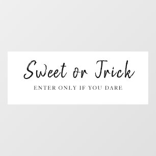 Halloween Trick or Treat Modern Stylish Design