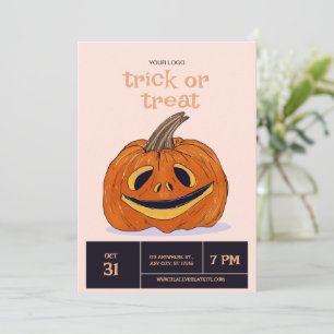 Halloween Trick Or Treat party, Halloween Night Invitation
