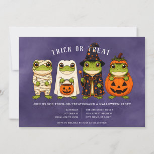 Halloween Trick or Treat Party Invitation