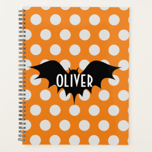 Halloween trick or treat personalised monogram  planner