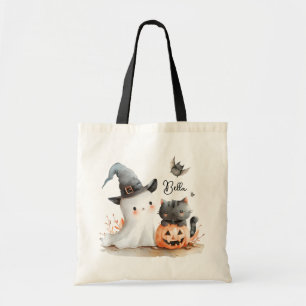Halloween Trick or Treat Shoulder Tote Bag