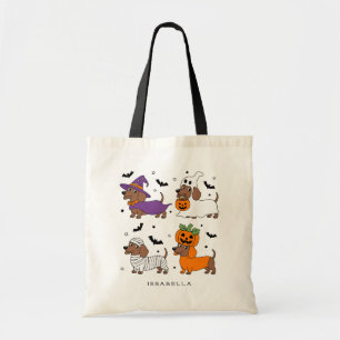 Halloween Trick or Treat Shoulder Tote Bag