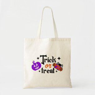 Halloween Trick or Treat Tote Bag