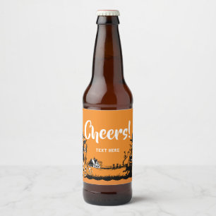 Halloween, Trick or Treat water label