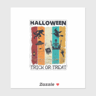 Halloween Trick Or Treat Werewolf Witch Skeleton U