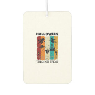 Halloween Trick Or Treat Werewolf Witch Skeleton U Car Air Freshener
