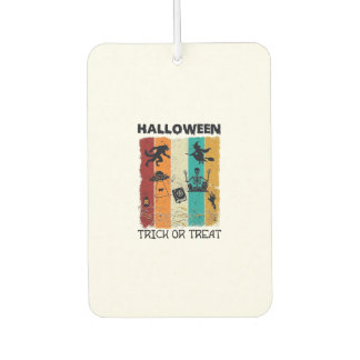 Halloween Trick Or Treat Werewolf Witch Skeleton U Car Air Freshener
