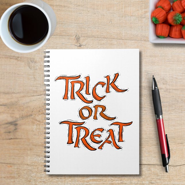 Halloween Trick or Treat Words Notebook (Halloween Trick or Treat Words Notebook)