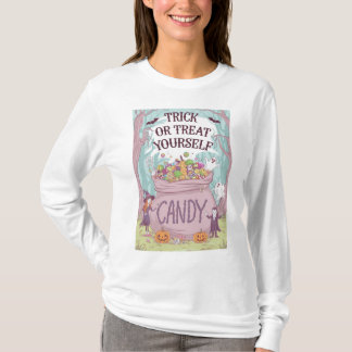 Halloween "Trick or Treat Yourself" T-Shirt Design