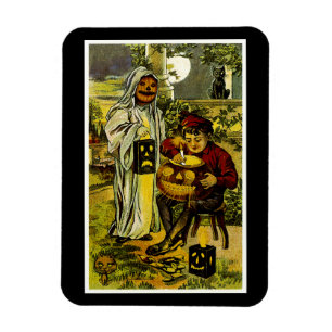 Halloween Trick or Treaters Magnet