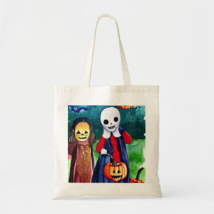 Halloween Trick or Treaters Tote Bag