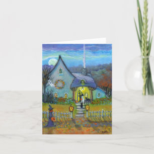 Halloween Trick or Treating Note Card