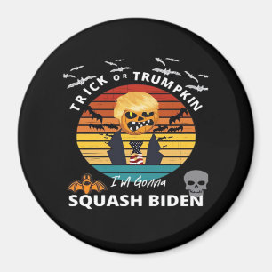 Halloween Trick Or Trumpkin Horror Costume Classic Magnet