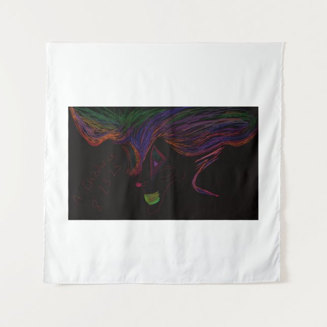 Halloween Trickster Spirit Tapestry (Front)