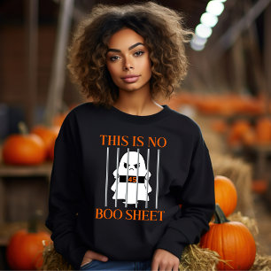 Halloween Trump Behind Bars This Is No Boo Sheet Sweatshirt
