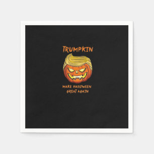 Halloween Trumpkin Classic Funny Napkin