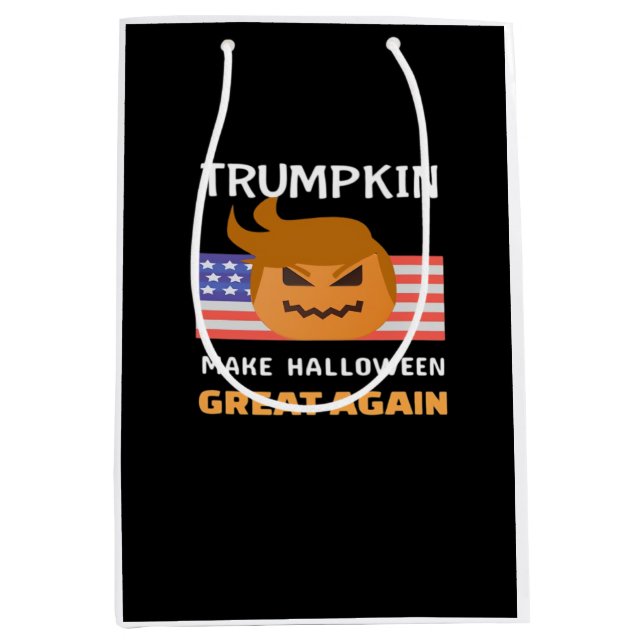 Halloween Trumpkin Classic Medium Gift Bag (Front)