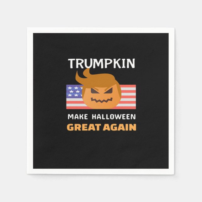 Halloween Trumpkin Classic Napkin (Front)