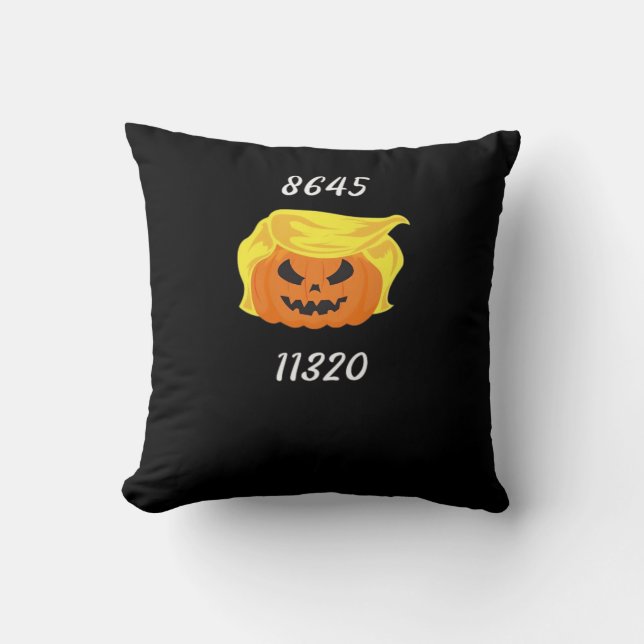 Halloween Trumpkin Design  Cushion (Front)