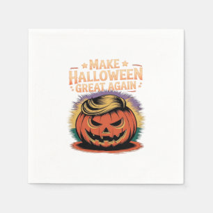 Halloween Trumpkin Design Napkin