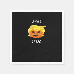 Halloween Trumpkin Design Napkin