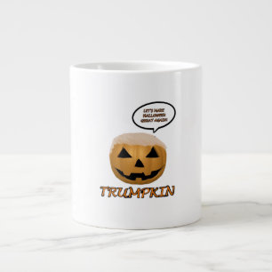 Halloween Trumpkin Fitted Large Coffee Mug