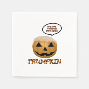 Halloween Trumpkin Fitted Napkin