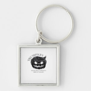 Halloween Trumpkin Funny & Cute Halloween Costume Key Ring
