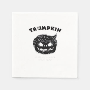 Halloween Trumpkin  Funny Halloween Costume Napkin