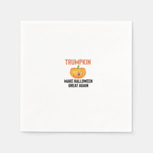 Halloween Trumpkin – Funny Pumpkin Graphic for Hal Napkin