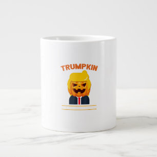 Halloween Trumpkin Funny Pumpkin Halloween Large Coffee Mug