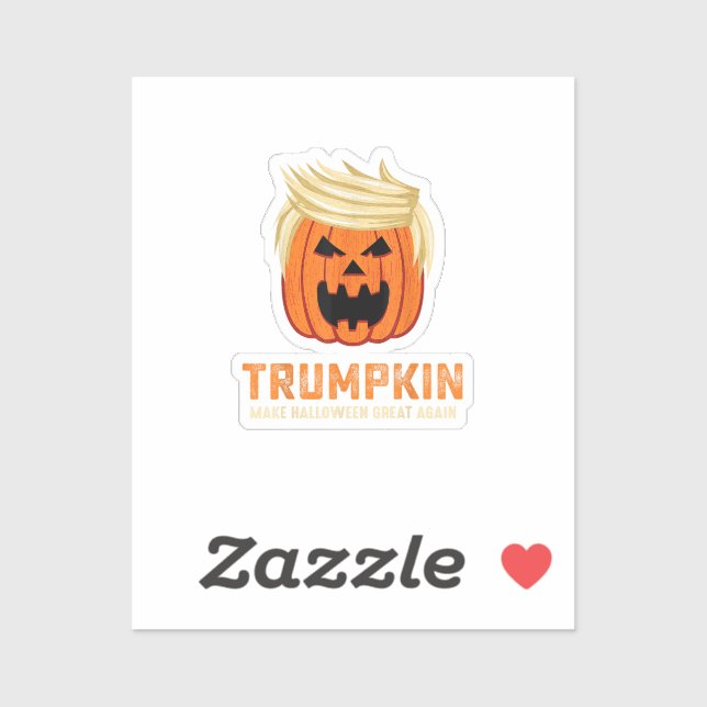 Halloween Trumpkin Funny – Spooky Parody Slogan (Sheet)