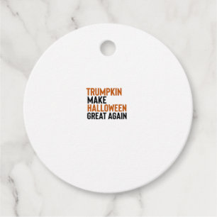 Halloween Trumpkin – Make Halloween Great Again Fu Favour Tags