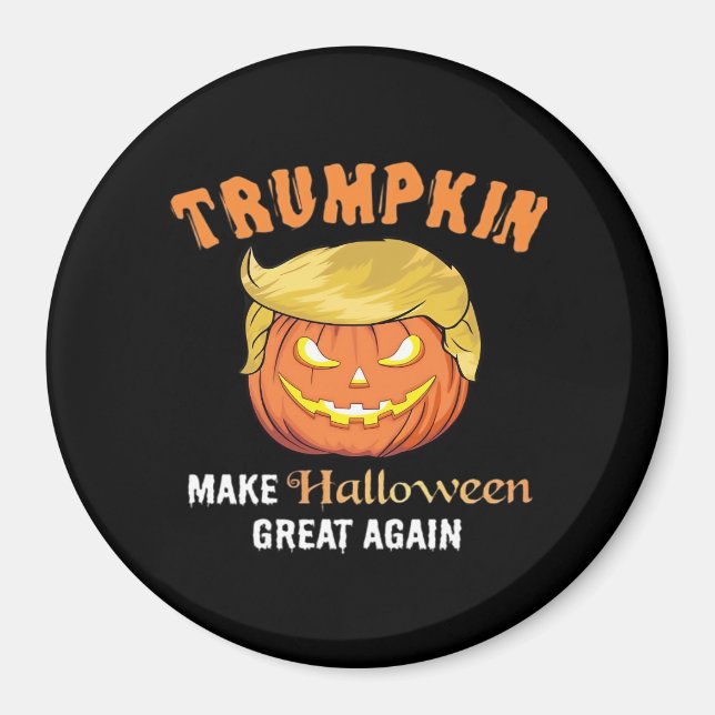 Halloween Trumpkin - Make Halloween Great Again  Magnet (Front)