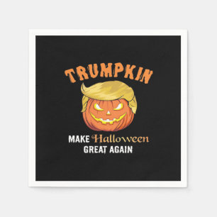 Halloween Trumpkin - Make Halloween Great Again  Napkin