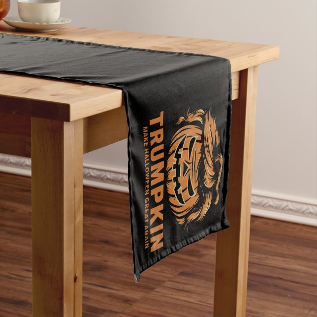Halloween Trumpkin Make Halloween Great Again  Short Table Runner (In Situ)