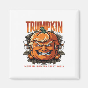 Halloween Trumpkin Make Halloween Great Again Tren Magnet