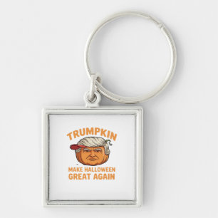 Halloween Trumpkin – Spooky Parody Quote for Hallo Key Ring