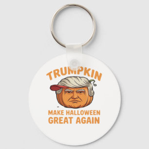 Halloween Trumpkin – Spooky Parody Quote for Hallo Key Ring