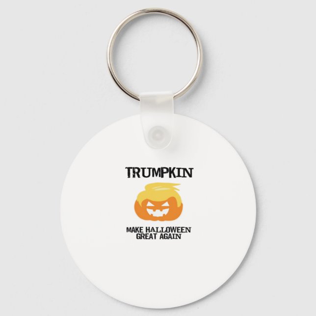 Halloween Trumpkin V3 Key Ring (Front)