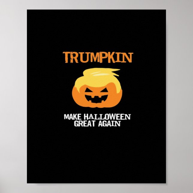 Halloween Trumpkin V3 Poster (Front)