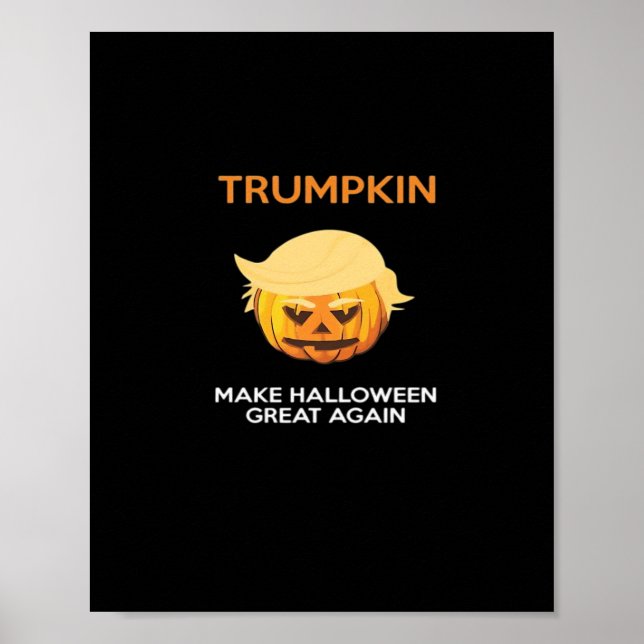 Halloween Trumpkin V4 Poster (Front)