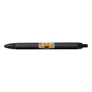 Halloween Trumpkin Vintage US Flag Funny Black Ink Pen