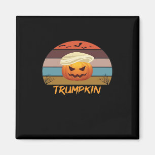Halloween Trumpkin Vintage Us Magnet