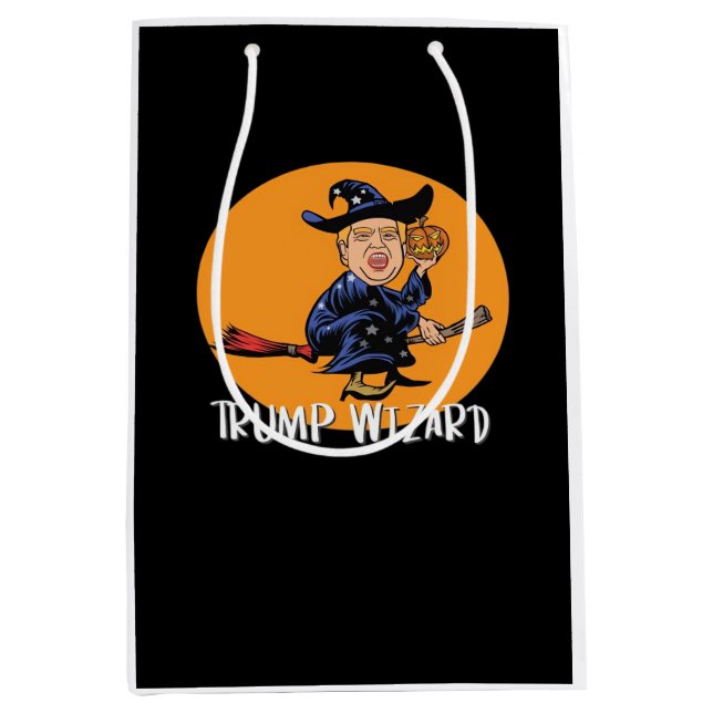 Halloween Ttrump Wizard Funny Classic Medium Gift Bag (Front)