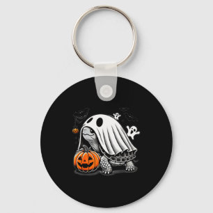 Halloween Turtle Ghost Pumpkin Costume Terran Tort Key Ring