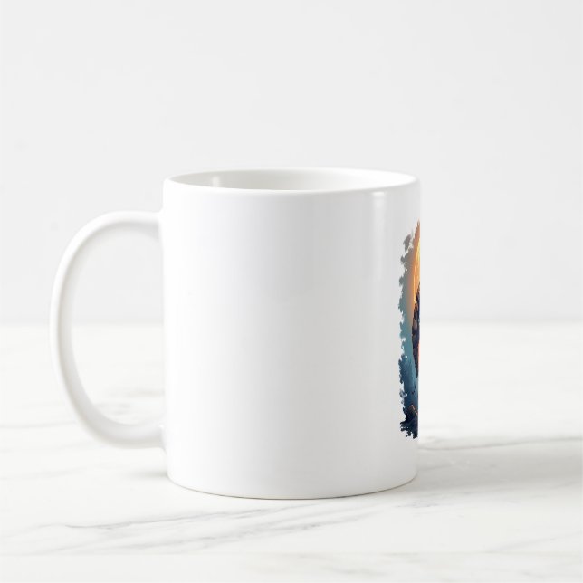 Halloween Turtle Skeleton Rocker Tee for Music Lov Coffee Mug (Left)