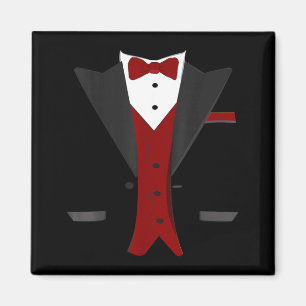 Halloween Tuxedo Costume - Funny Suit Wedding Magnet