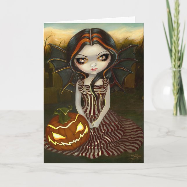 "Halloween Twilight" Greeting Card (Front)