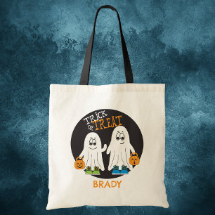 Halloween Two Boy Ghosts Besties Candy Bag Custom
